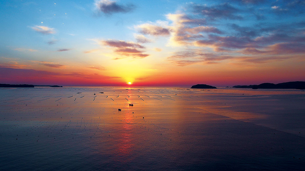 画像：夕焼け